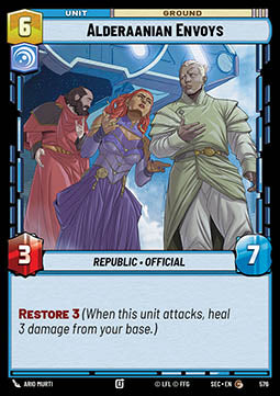Alderaanian Envoys (V.2) - Secrets of Power (Common) [SEC-576]
