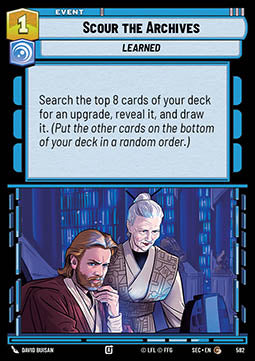 Scour the Archives (V.2) - Secrets of Power (Common) [SEC-582]