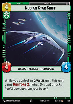 Nubian Star Skiff (V.2) - Secrets of Power (Common) [SEC-626]