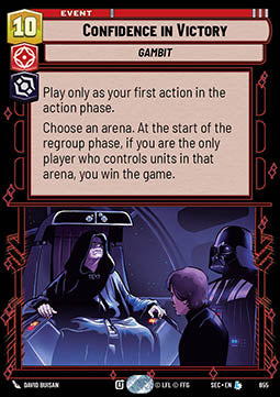 Confidence in Victory (V.2) - Secrets of Power (Legendary) [SEC-655]
