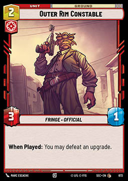 Outer Rim Constable (V.2) - Secrets of Power (Common) [SEC-673]