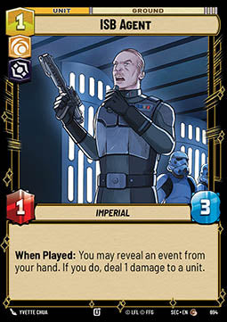 ISB Agent (V.2) - Secrets of Power (Common) [SEC-694]