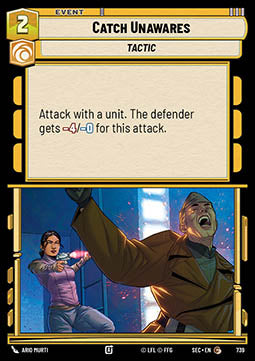 Catch Unawares (V.2) - Secrets of Power (Common) [SEC-739]