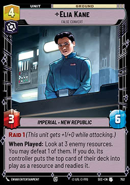 Elia Kane, False Convert (V.2) - Secrets of Power (Uncommon) [SEC-752]