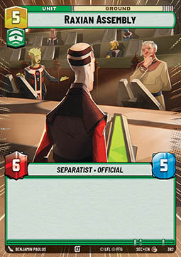 Raxian Assembly (V.1) - Secrets of Power: Extras (Common) [XSEC-382]