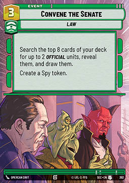 Convene the Senate (V.1) - Secrets of Power: Extras (Uncommon) [XSEC-392]