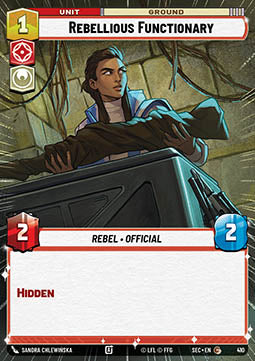 Rebellious Functionary (V.1) - Secrets of Power: Extras (Common) [XSEC-410]