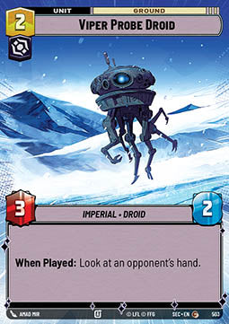 Viper Probe Droid (V.1) - Secrets of Power: Extras (Common) [XSEC-503]