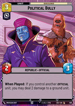 Political Bully (V.1) - Secrets of Power: Extras (Common) [XSEC-505]