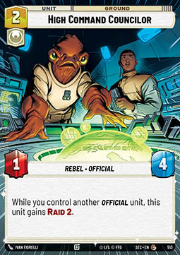High Command Councilor (V.1) - Secrets of Power: Extras (Common) [XSEC-513]