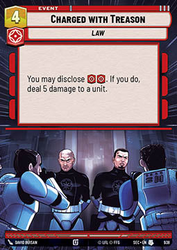 Charged with Treason (V.2) - Secrets of Power: Extras (Uncommon) [XSEC-938]
