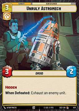 Unruly Astromech (V.2) - Secrets of Power: Extras (Common) [XSEC-977]