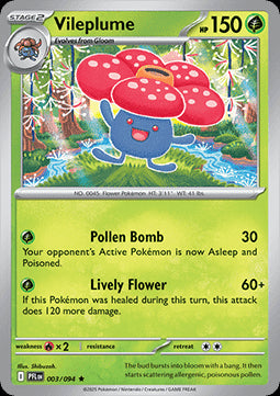 Vileplume - Phantasmal Flames (Uncommon) [PFL-003]