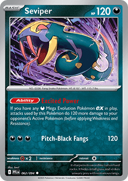 Seviper - Phantasmal Flames (Uncommon) [PFL-062]