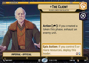 The Client, Please Lower Your Blaster (V.1) - A Lawless Time: Extras (Common) [XLAW-280]