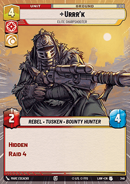 Urrr'k, Elite Sharpshooter (V.1) - A Lawless Time: Extras (Uncommon) [XLAW-346]