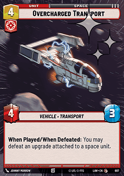 Overcharged Transport (V.2) - A Lawless Time: Extras (Common) [XLAW-697]