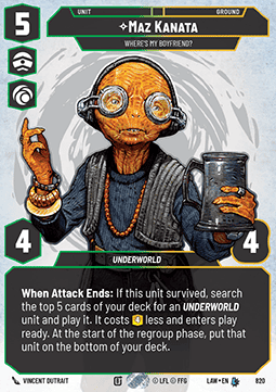 Maz Kanata, Where's My Boyfriend? (V.3) - A Lawless Time: Extras (Legendary) [XLAW-820]
