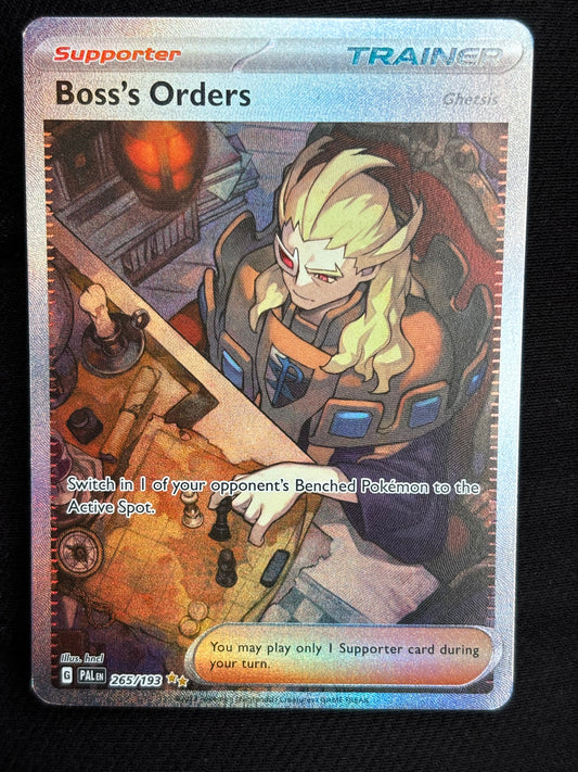 PAL Boss’s Orders 265/193 SIR Paldea Evolved