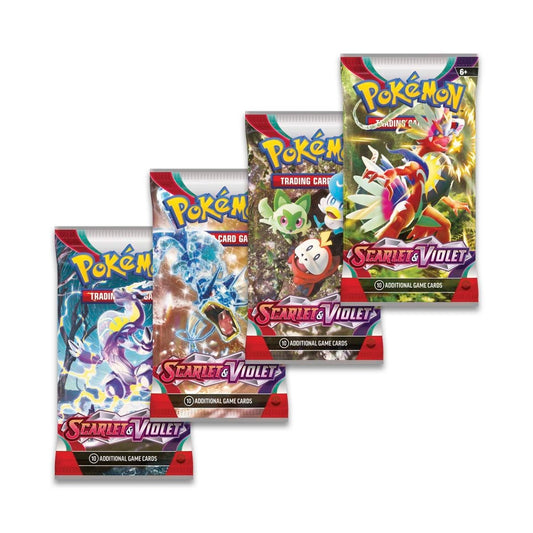 6, 9 or 12 Booster Packs: Scarlet & Violet Base Set