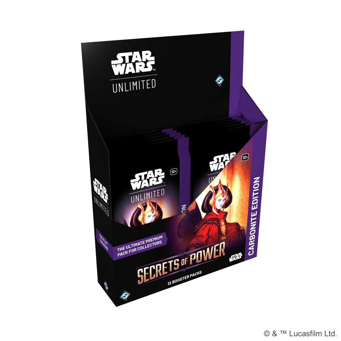 Star Wars: Unlimited - Secrets of Power Carbonite Booster Display (12 Packs)