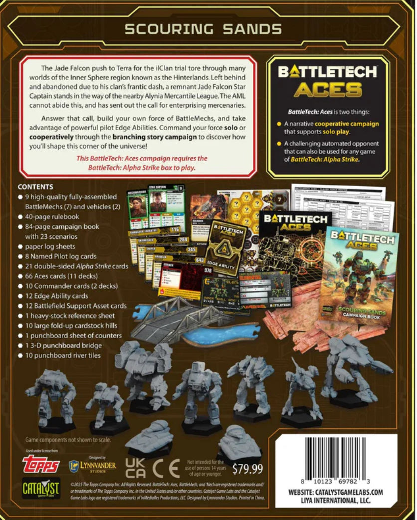 BattleTech Aces: Scouring Sands Alpha Strike: Preorder