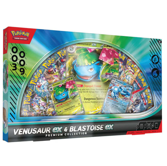 Pokémon TCG: Venusaur /Blastoise ex Premium Collection (Raffle winners only discount code for RRP)