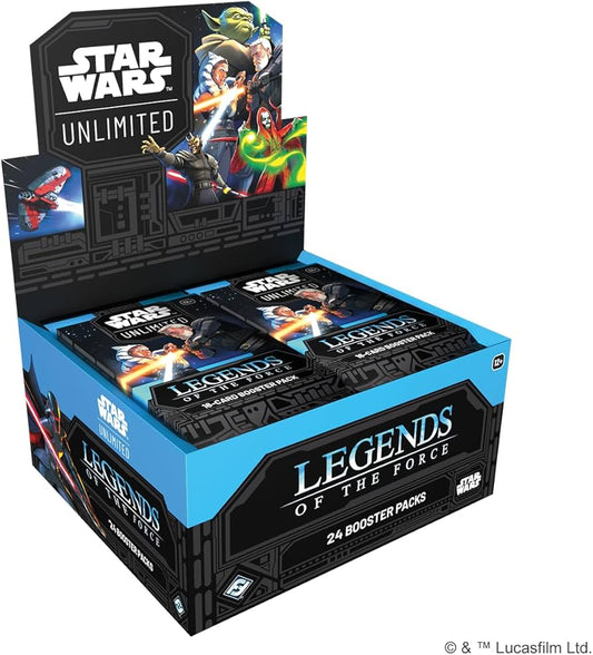 Star Wars Unlimited: Legends of The Force Booster Display