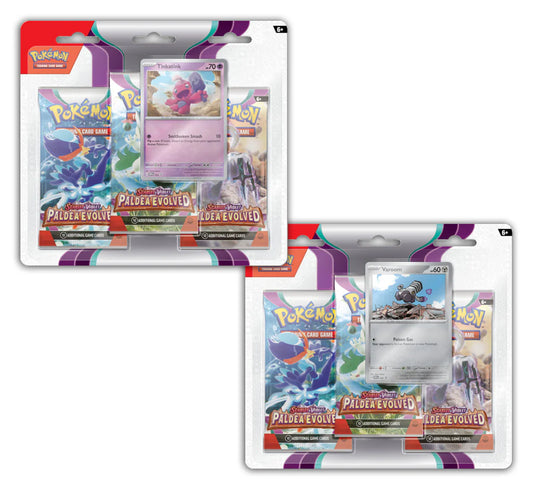 Paldea Evolved Three Pack Blister