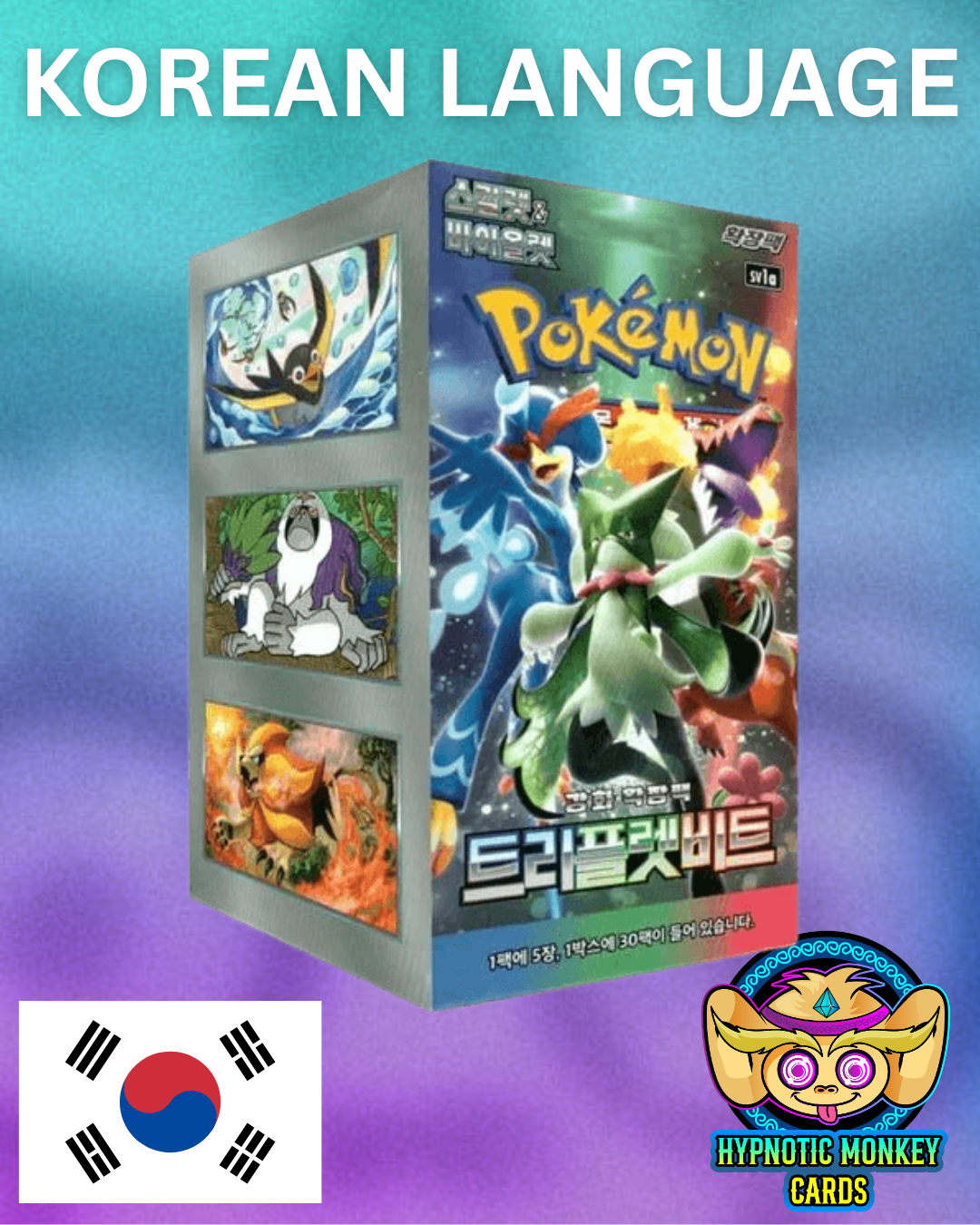 Korean sv1a Pokemon Triplet Beat Booster Box