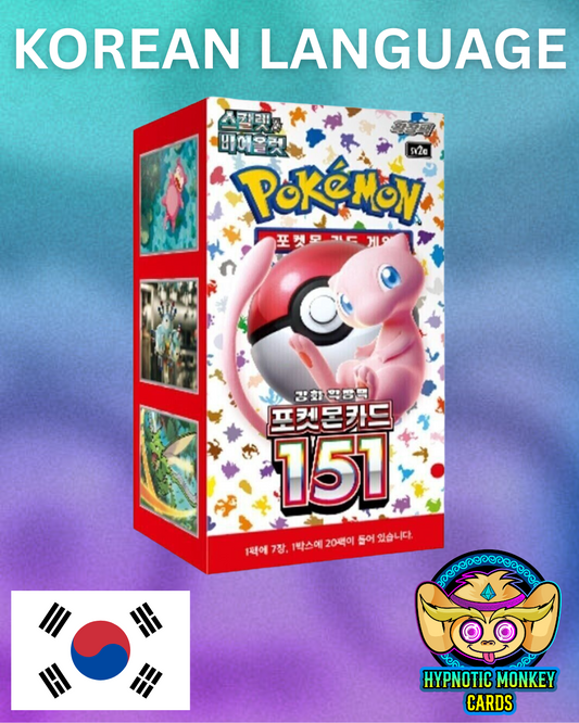 Korean Pokemon 151 Booster Box