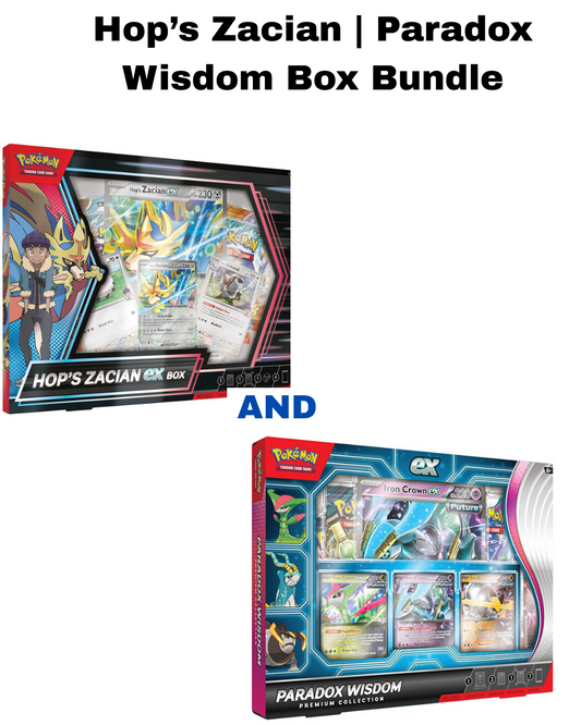 Hop's Zacian & Paradox Widsom Premium Bundle