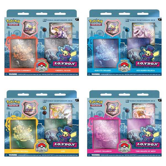 Pokémon TCG: 2022 World Championships Deck - Complete Set of 4 (Sebastian/Rikuto/Ondrej/Andre)