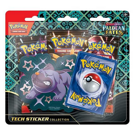 Pokemon TCG Paldean Fates Tech Sticker Collection