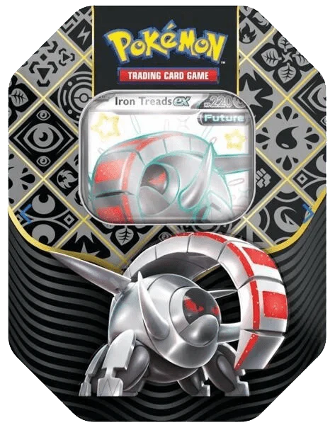 Paldean Fates 4 Pack Tin - Iron Treads EX