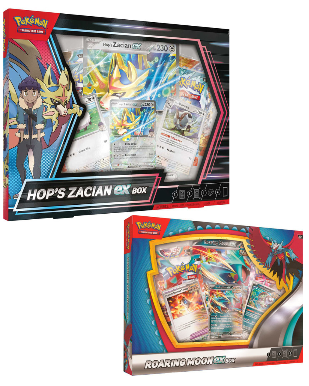 2 Box Bundle - Hop's Zacian and other EX Box