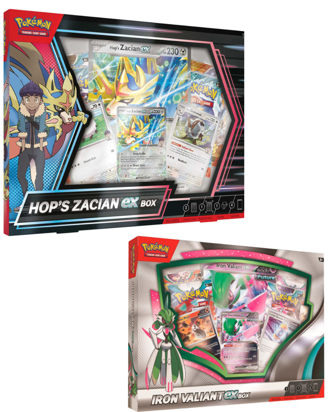 2 Box Bundle - Hop's Zacian and other EX Box