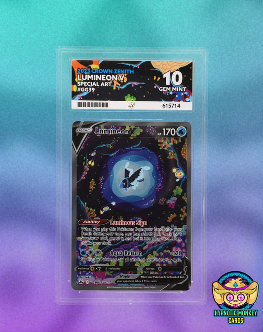 Pokemon Lumineon V GG39/GG70 Crown Zenith ACE 10
