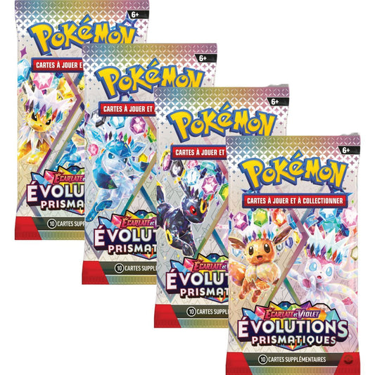 Pokemon TCG: Prismatic Evolutions Art Set (4 packs) (Use Discount Code for £100 off)