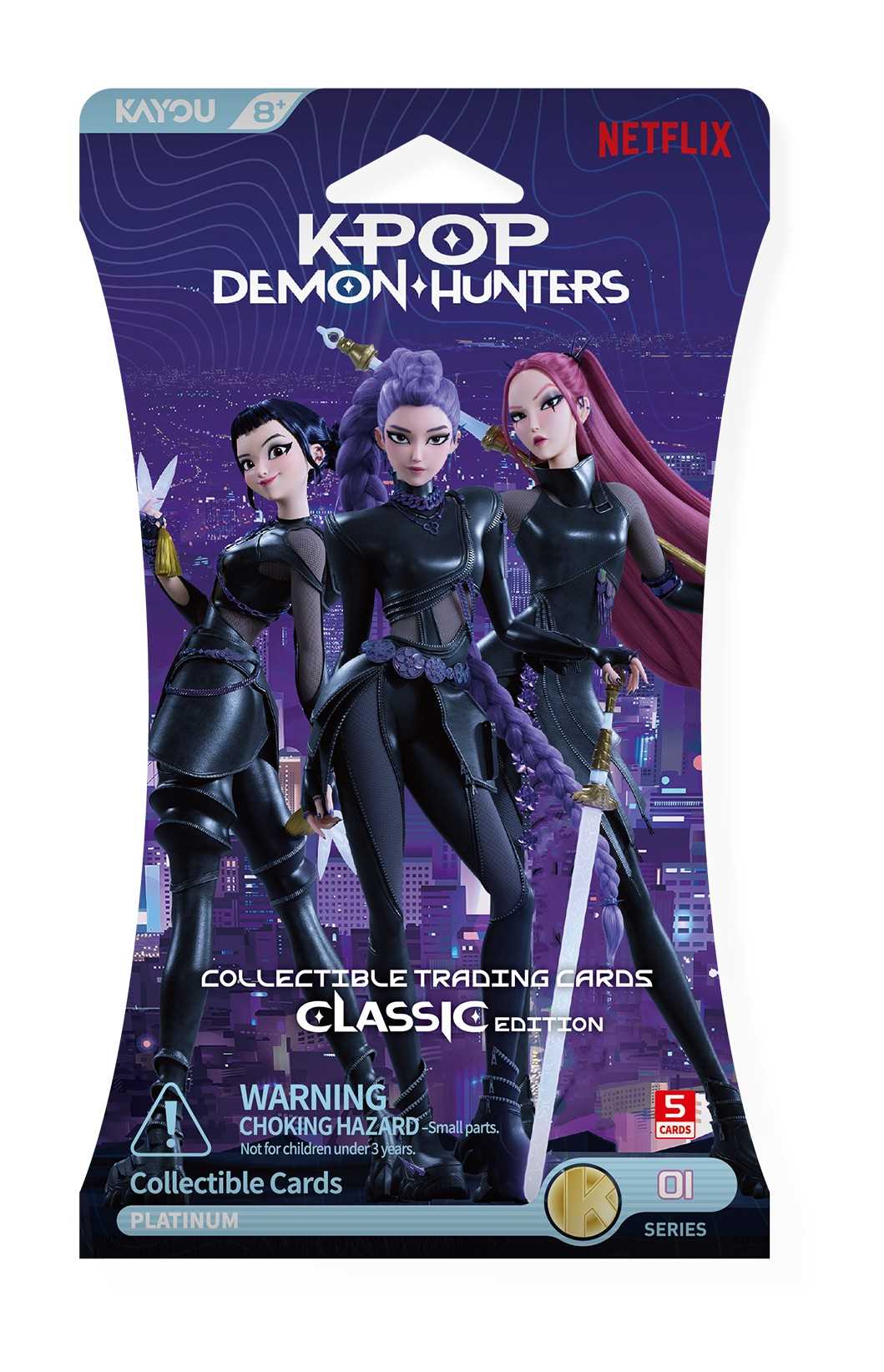 KPop Demon Hunters-Collectible Trading Cards-Classic Edition Sleeved Booster