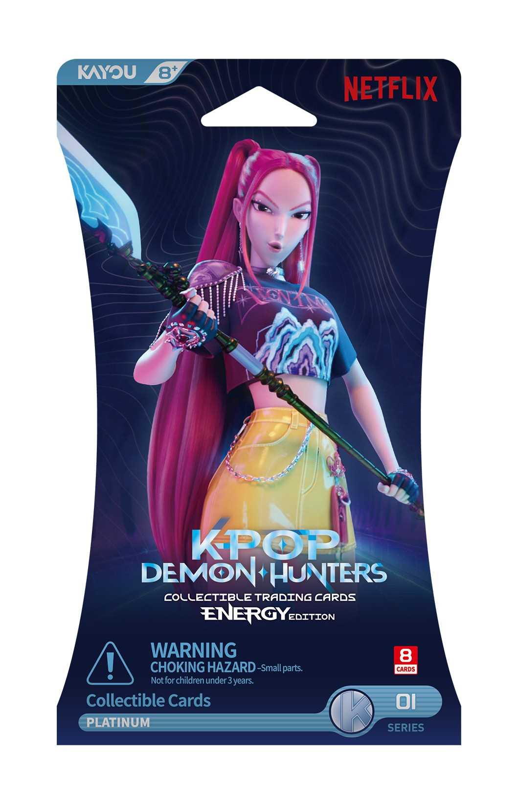 KPop Demon Hunters-Collectible Trading Cards Energy Edition Sleeved Booster ack