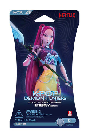 KPop Demon Hunters-Collectible Trading Cards Energy Edition Sleeved Booster ack