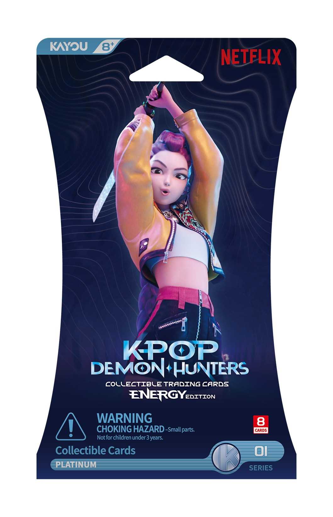 KPop Demon Hunters-Collectible Trading Cards Energy Edition Sleeved Booster ack