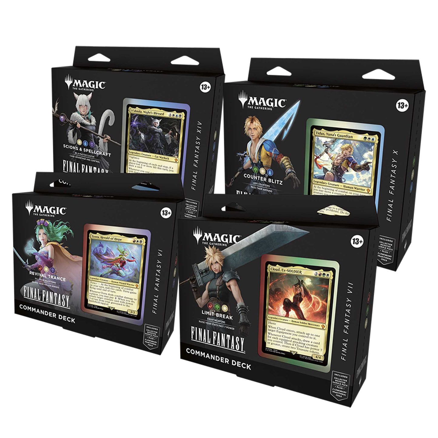 Magic: The Gathering: Final Fantasy Commander Deck - Full Set