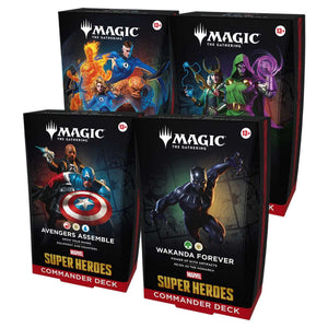 PREORDER Magic: The Gathering: Marvel Super Heroes Commander Deck Variants