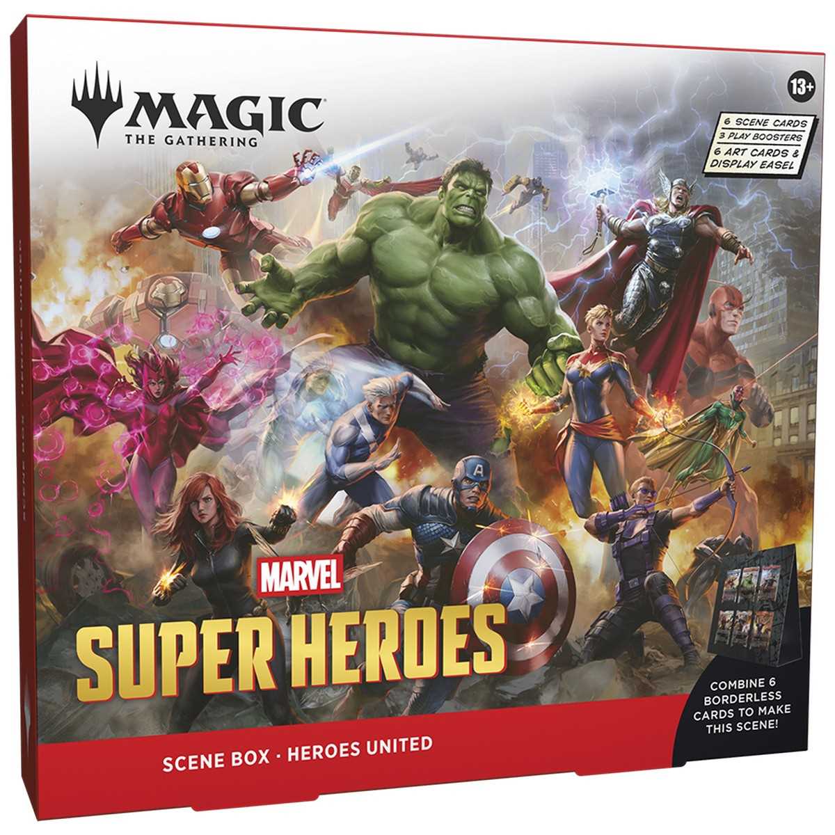 PREORDER Magic: The Gathering: Marvel Super Heroes Scene Box