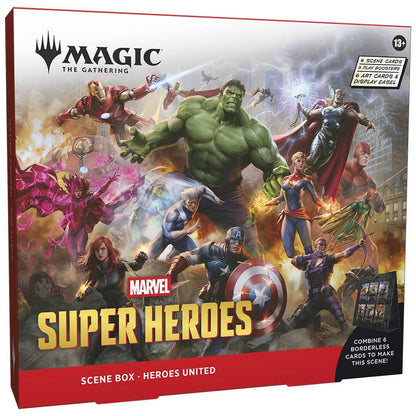 PREORDER Magic: The Gathering: Marvel Super Heroes Scene Box